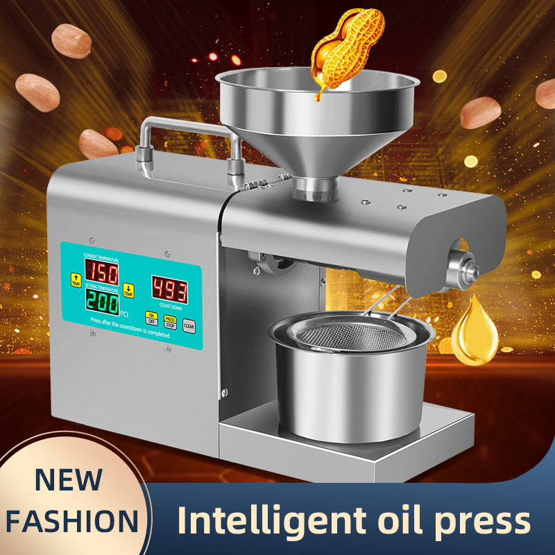 RG-312 new fashion stainless steel intelligent oil press capacity 3.5-5kg/h - Commercial Oil Pressing Machine - 1