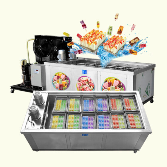 12 Molds High Quality Good Price New Type Milk Fruit Ice Popsicle Machine Ice Cream Making Machine