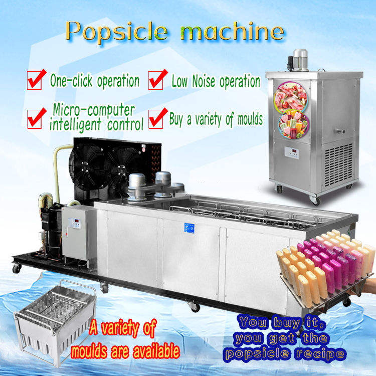 CE Manufacturer 2 Molds Popsicle Machine/Ice Lolly Machine/Popsicle Maker - Popsicle Machine - 2