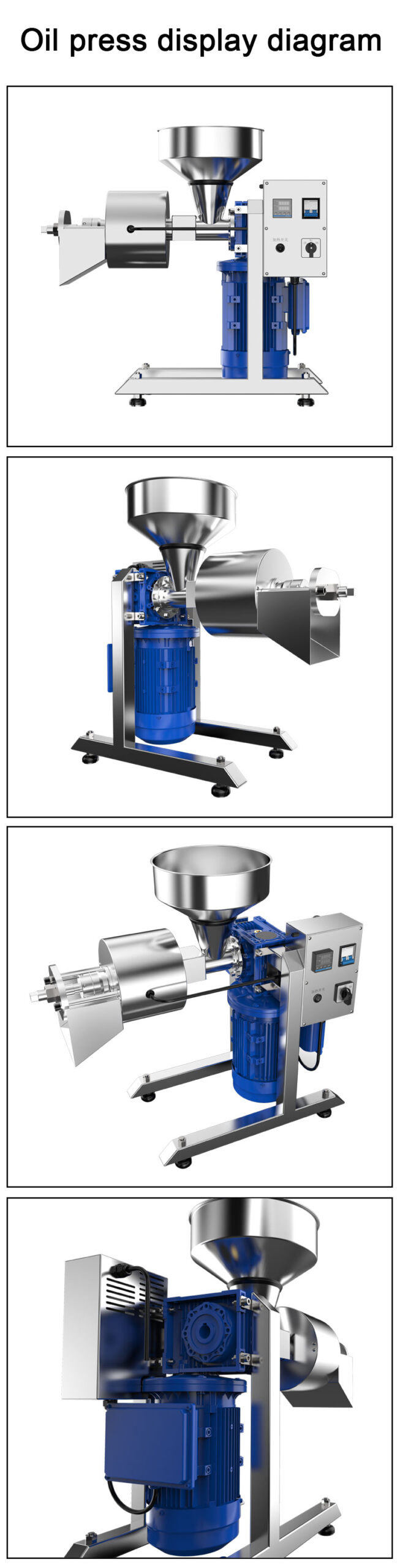 S05 stainless steel intelligent oil press  capacity 15-20kg/h - Commercial Using Noodel Machine - 9