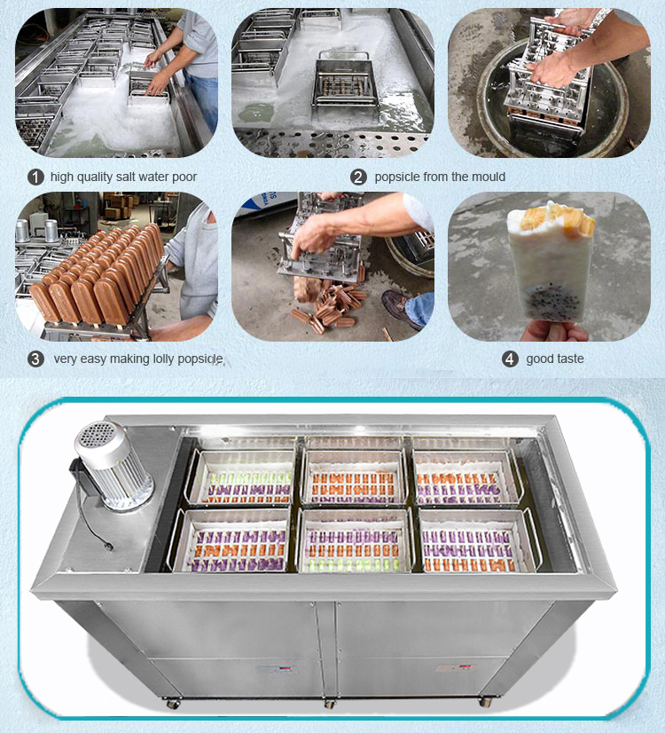 Commercial High Quality Low Price 6 Moulds Popsicle Machine / Ice Lolly Machine / Popsicle maker - Popsicle Machine - 5