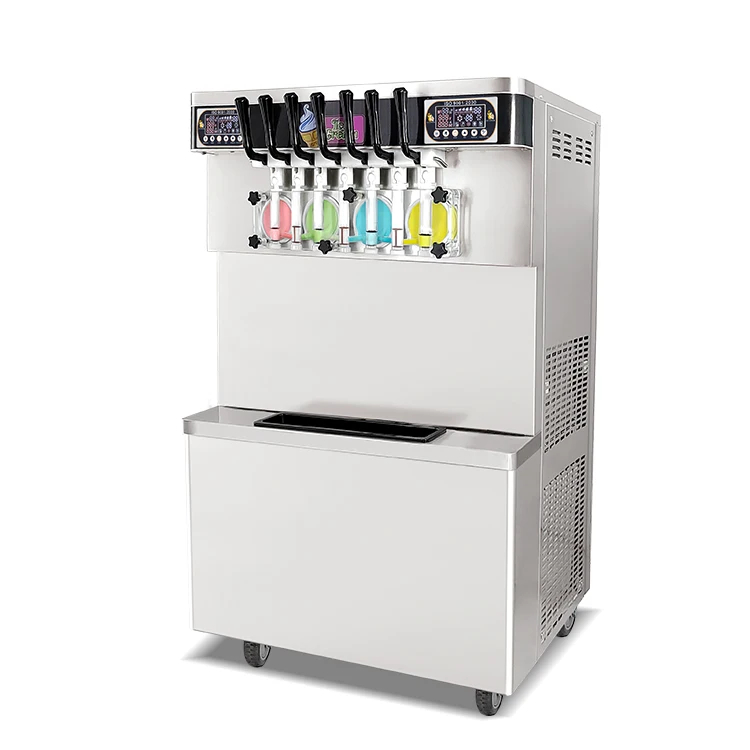 New Design Ice Cream Machine 7 Flavors Best Commercial Soft Serve Ice Cream Machine Soft Ice Cream Maker - Soft Ice Cream Machine - 1