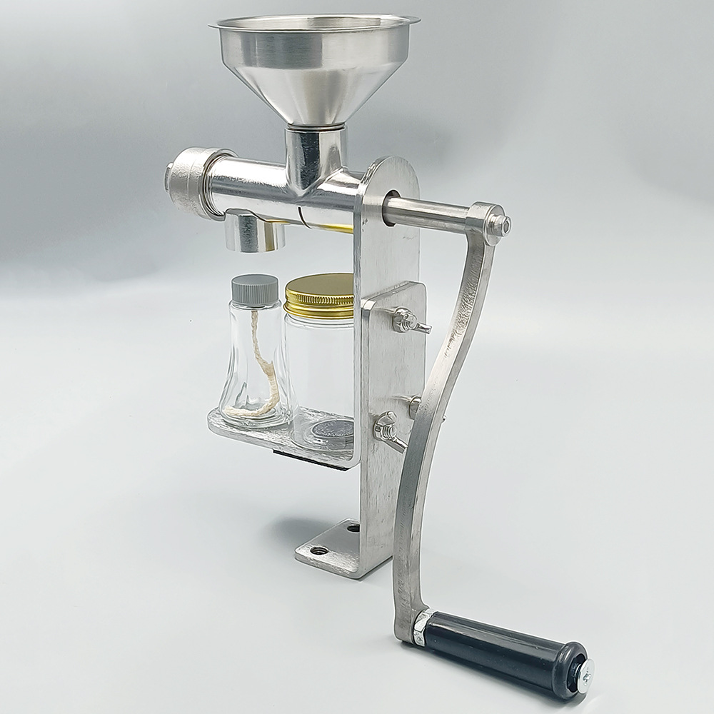 Household non-automatic cold and hot oil press hand small manual oil press - Household Oil Pressing Machine - 5