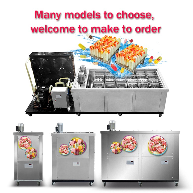 High Production 8 Molds CE Cream Gelato Ice Lolly Machine/Ice Popsicle Machine/Ice Pop Machine - Popsicle Machine - 3