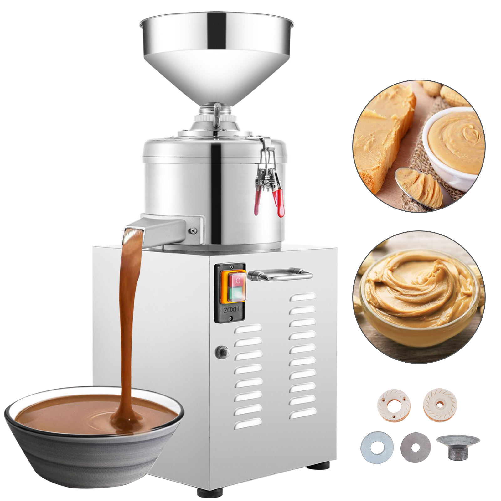 CG-160R Stainless steel automatic high-precision peanut butter grinding machine nutrient-rich cost-saving processing capacity 35kg/h - Grain Grinder - 1