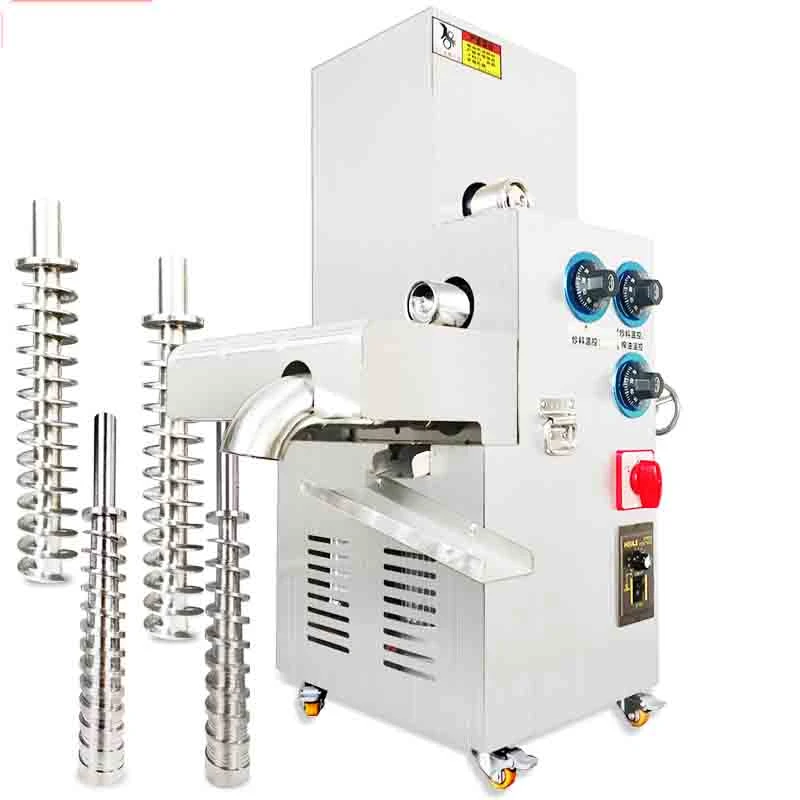 CG-FD5161 Commercial oil press screw press physical press hot and cold press High oil yield oil press with temperature control Processing capacity 20-25kg/h - Commercial Oil Pressing Machine - 1