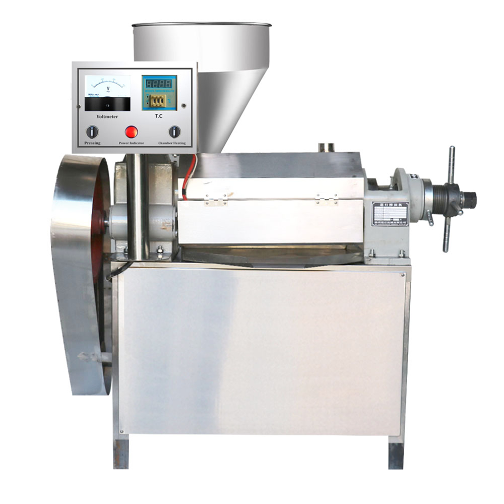 DH85 Commercial oil press screw press physical press hot and cold press High oil yield oil press with temperature control Processing capacity 80kg/h - Commercial Oil Pressing Machine - 2