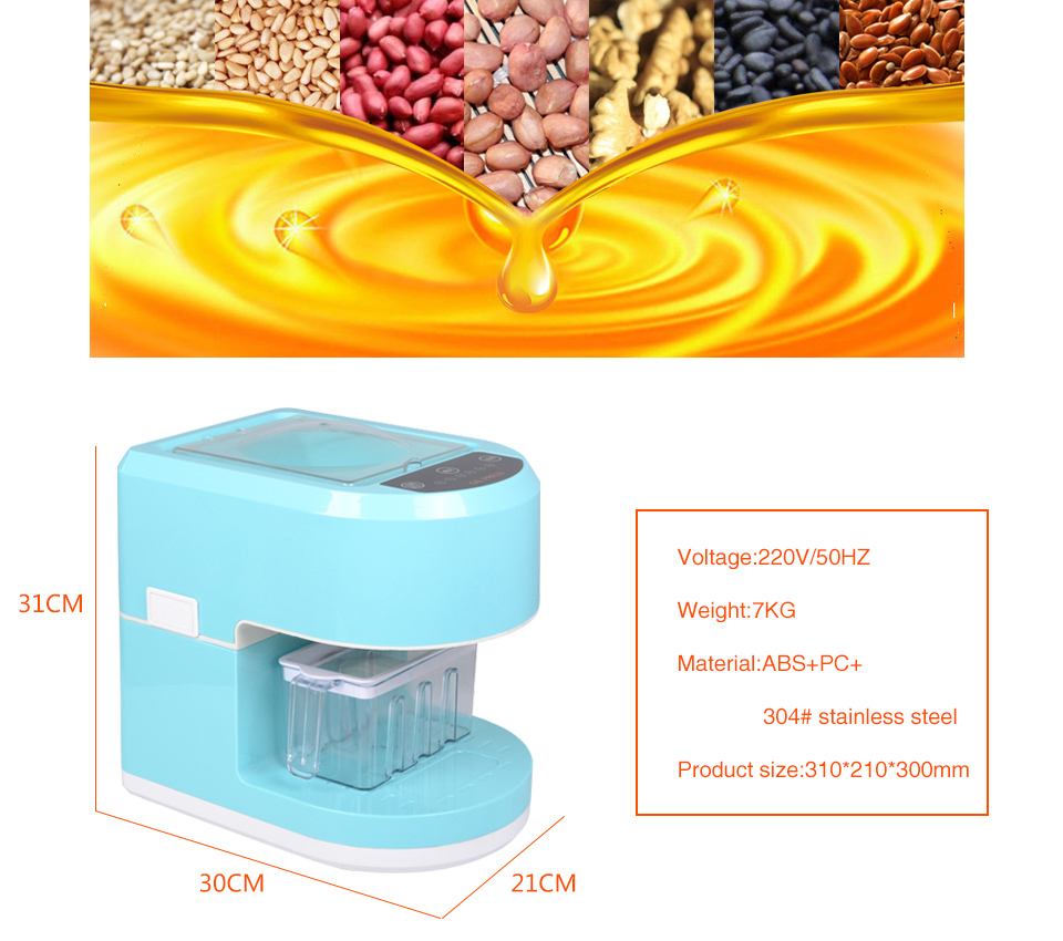 CG-05 household small screw automatic oil press can only handle 3-4kg/h - Home Using Noodle Machine - 4