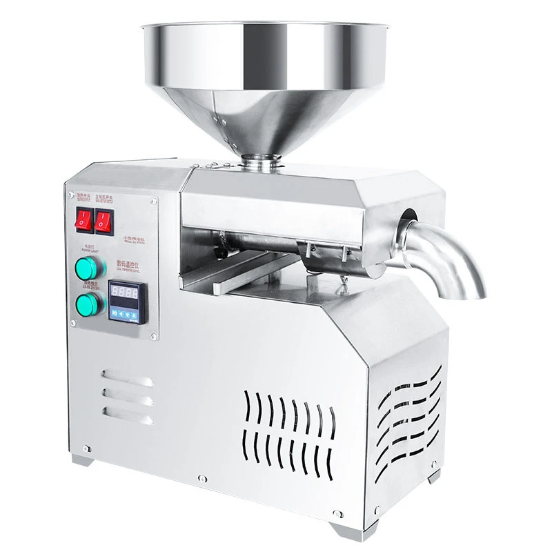 CG-04 Commercial oil press screw press physical press hot and cold press High oil yield oil press with temperature control Processing capacity 3.5-5kg/h - Commercial Oil Pressing Machine - 3