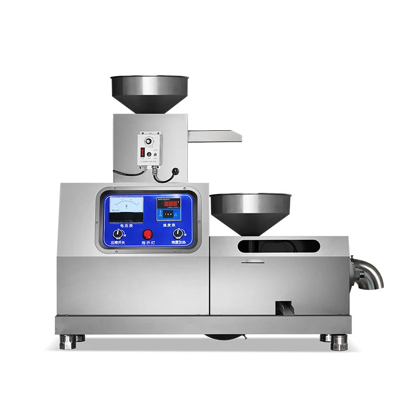 CG-Z505A Commercial oil press screw press physical press hot and cold press High oil yield oil press with temperature control Processing capacity 15kg/h - Commercial Oil Pressing Machine - 3