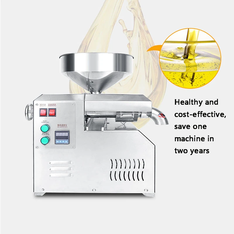 CG-04 Commercial oil press screw press physical press hot and cold press High oil yield oil press with temperature control Processing capacity 3.5-5kg/h - Commercial Oil Pressing Machine - 5