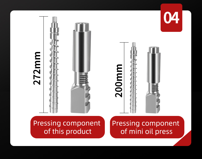 K39 commercial grade stainless steel super large intelligent electric oil press capacity of 6kg/h - Commercial Oil Pressing Machine - 10