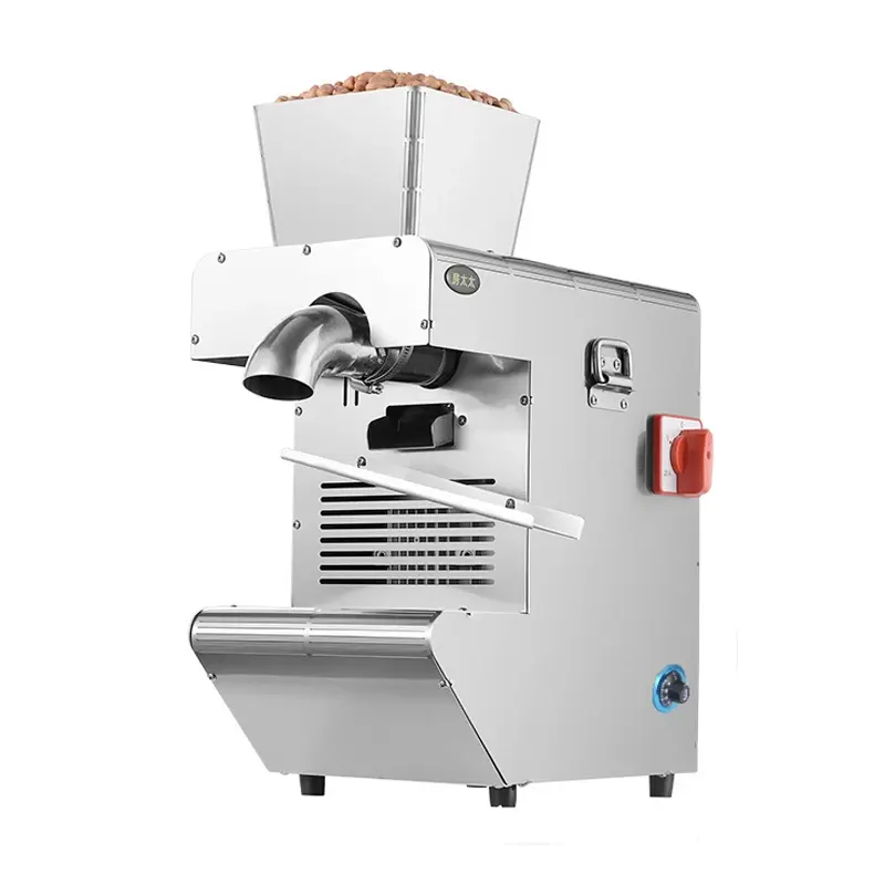 CG-113 Commercial oil press screw press physical press hot and cold press High oil yield oil press with temperature control Processing capacity 12-25kg/h
