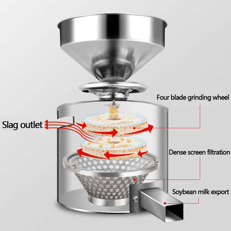 CG-100R Stainless steel automatic high-precision peanut butter grinding machine nutrient-rich cost-saving processing capacity 15kg/h - Grain Grinder - 7