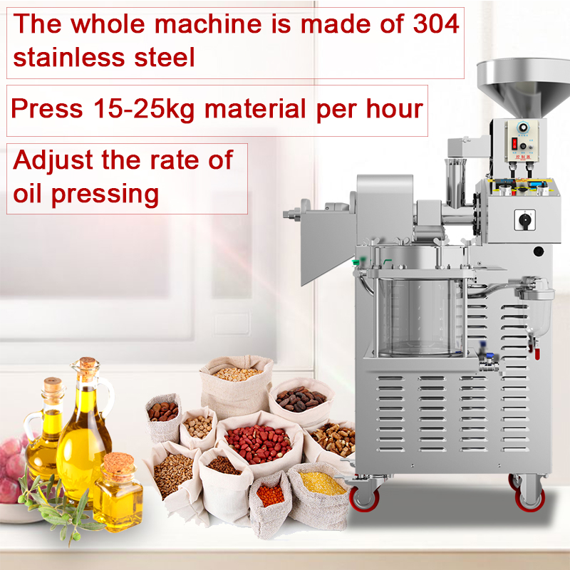 S01 stainless steel intelligent oil press with vacuum filtration capacity 15-20kg/h - Commercial Using Noodel Machine - 1