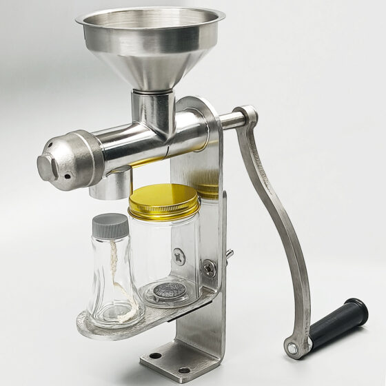 Household non-automatic cold and hot oil press hand small manual oil press