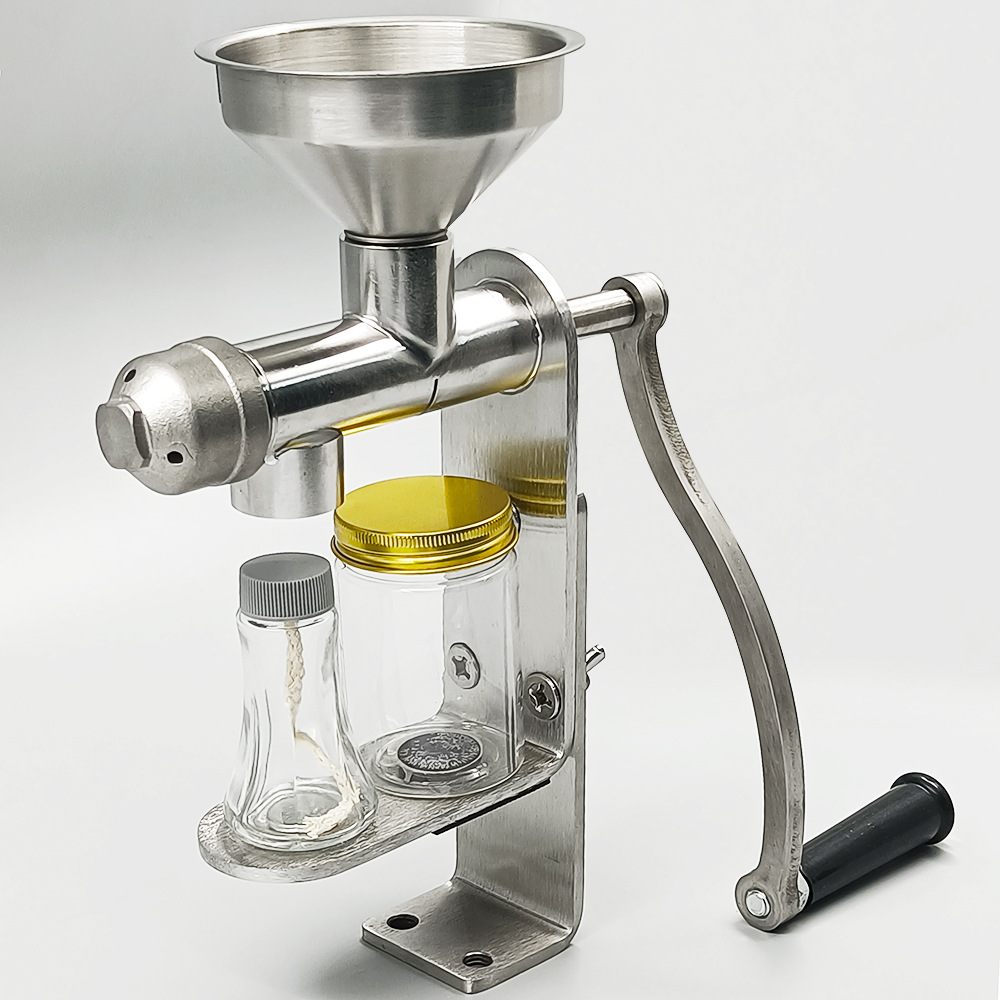Household non-automatic cold and hot oil press hand small manual oil press - Household Oil Pressing Machine - 1