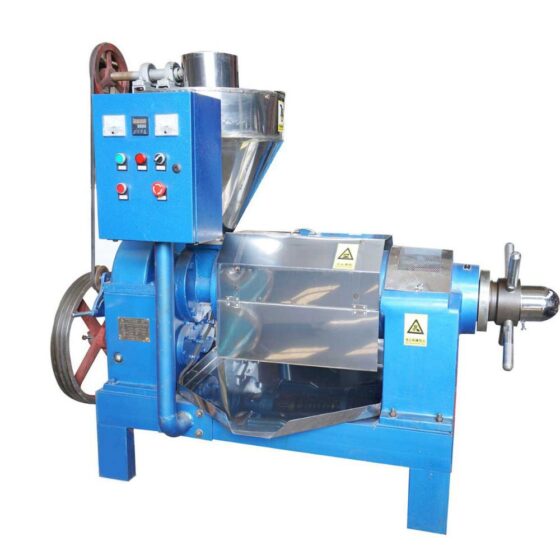RF130-S  Commercial oil press screw press physical press hot and cold press High oil yield oil press with temperature control Processing capacity 450-500kg/h