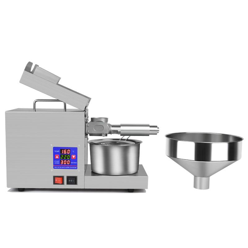 K38 A new generation of stainless steel large size oil press 6.5-9.5kg/h