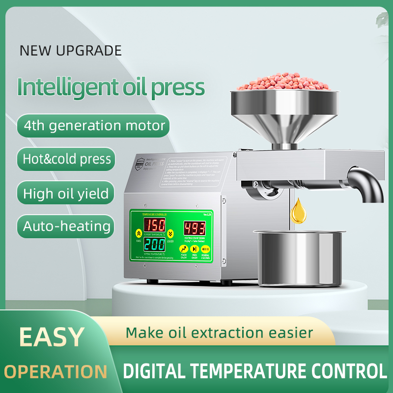 B01S  oil press can be used for home and commercial processing capacity 3.5-5kg/h