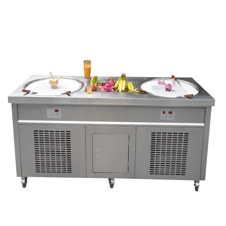 Free Shipping to USA TAX included Instant Ice Cream Machine/Roll Up Ice Cream Machine/ Fried Ice Cream Machine - Fried Ice Cream Machine - 2