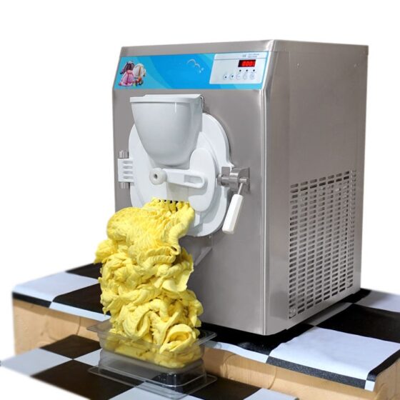 110V 220V CE ETL Desktop Hard Ice Cream Making Machine/Desktop Batch Freezer Machine/Desktop Gelato Ice Cream Machine