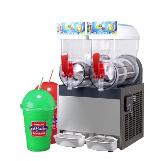 15 Litres x2 Commercial Slushy Cheap Price Granita Ice Frozen Drink Slush Machine / 110v 60 hz Juice Slush Machine For Sale