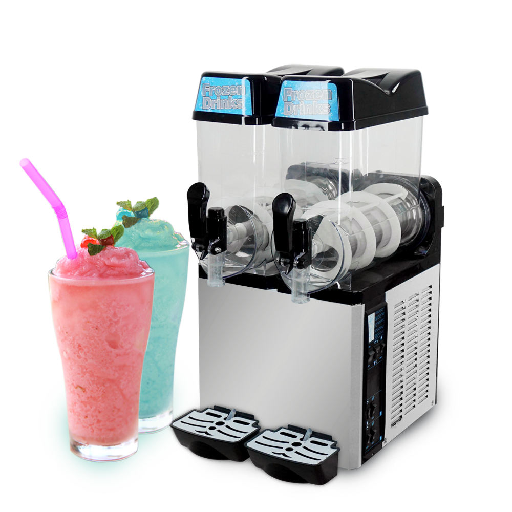 10Lx2 Hot Sale Commercial Compressor Ice Slush Machine Equipment - Slush Machine - 1